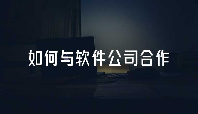 如何與軟件公司合作