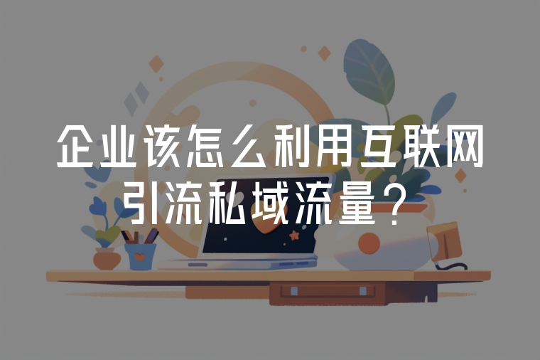 企業(yè)該怎么利用互聯(lián)網(wǎng)引流私域流量？