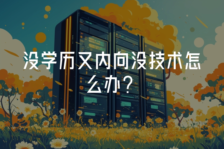 沒(méi)學(xué)歷又內(nèi)向沒(méi)技術(shù)怎么辦？