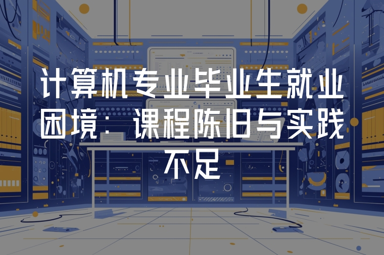 計算機專業(yè)畢業(yè)生就業(yè)困境：課程陳舊與實踐不足